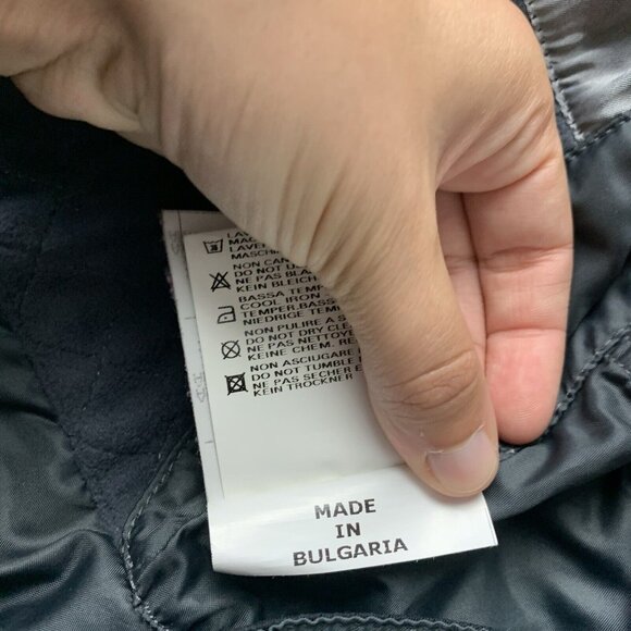 Post Card Ski Jacket Women's Size 6 Blue and silver Full Zip Puffer - Picture 16 of 16